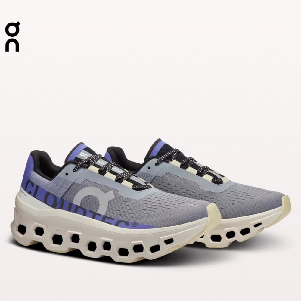 On Running Sneakers in Gray and Blue